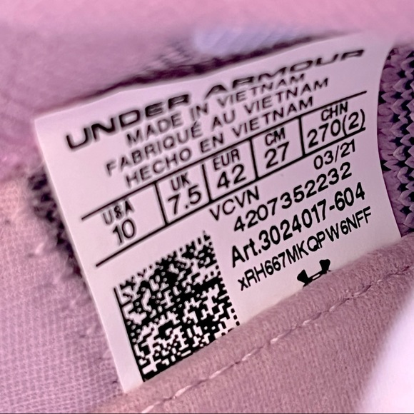 NWOT Under Armour Flow Velociti SE Running Shoes - Purple - Picture 12 of 13